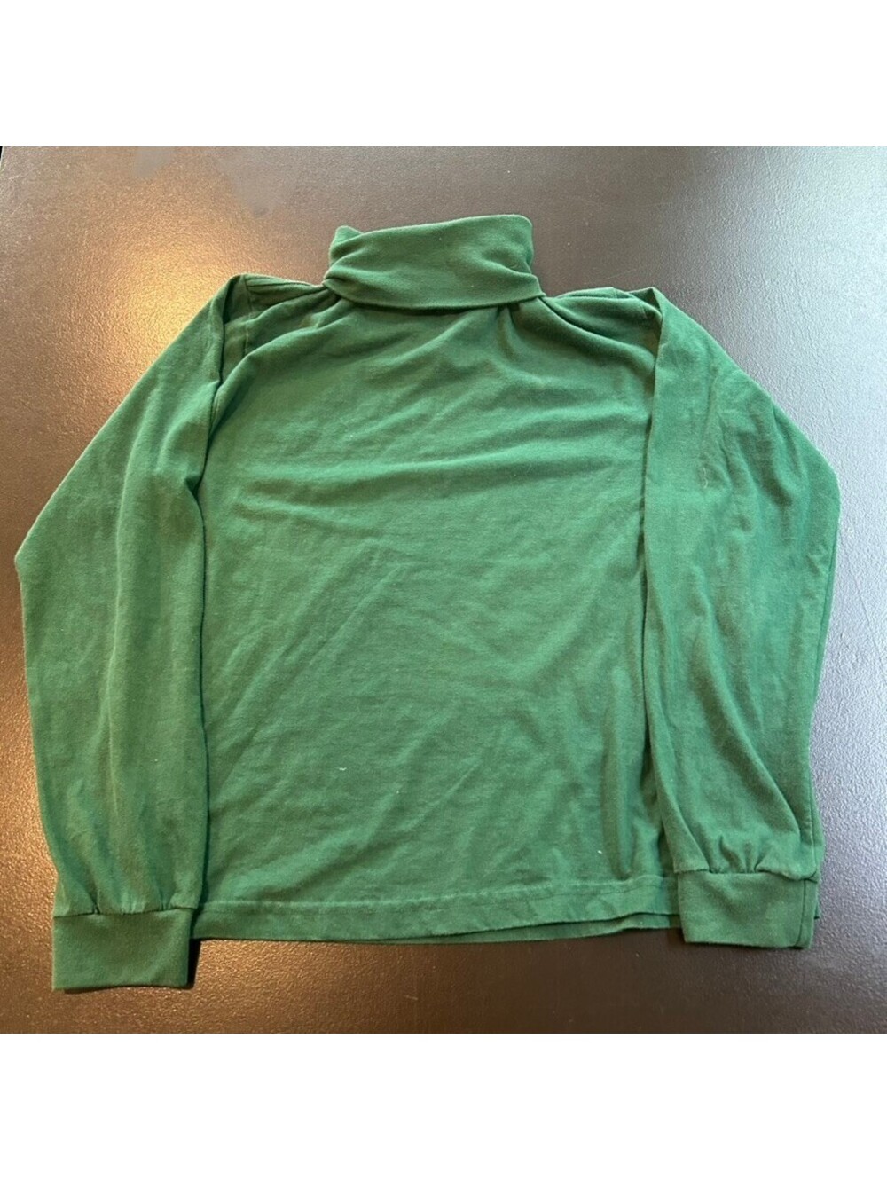 Vintage y2k designer Green turtleneck long sleeve top